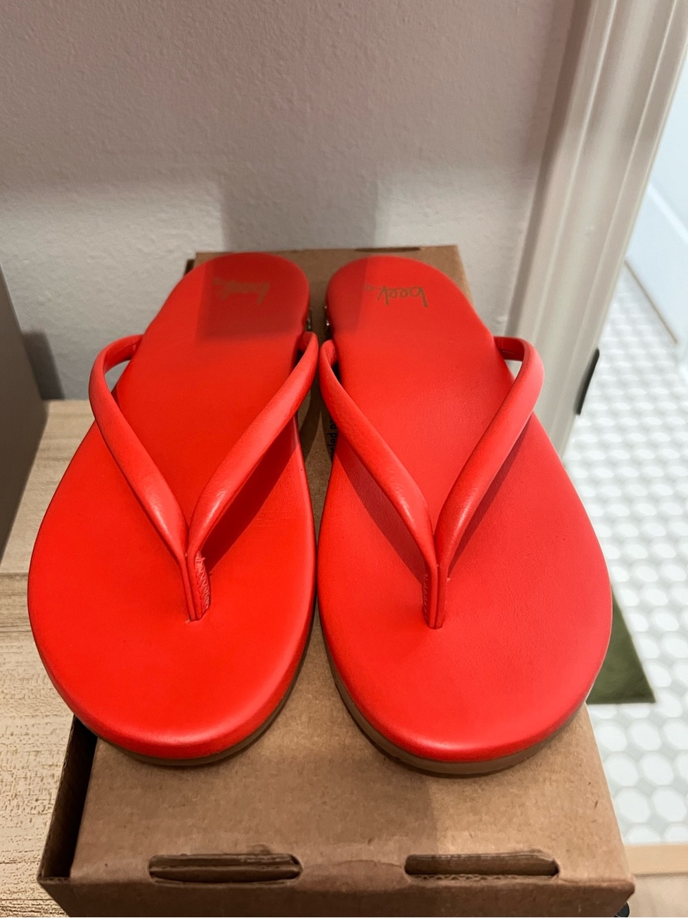 Beek Sunbeam Leather Flip Flop Sandal